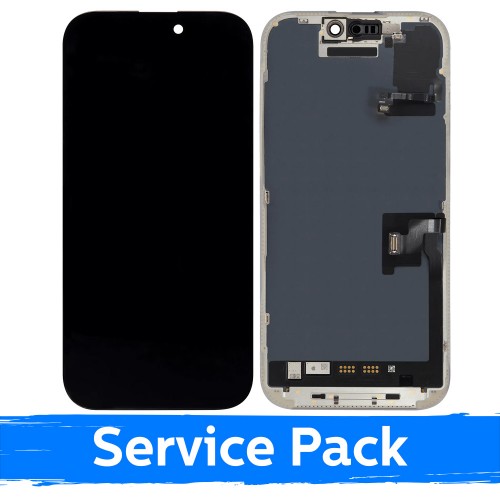 LCD displejs, saderīgs ar Apple iPhone 16 Pro (Service Pack)