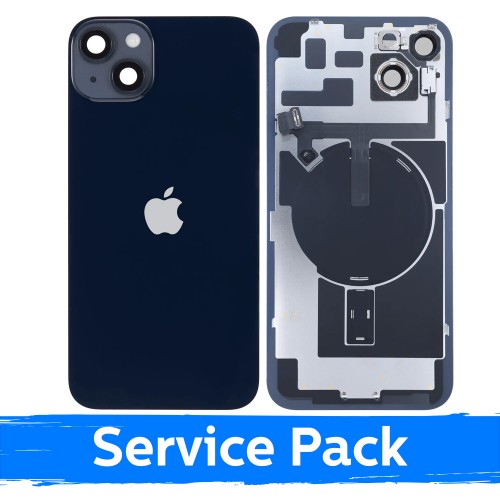 Back Cover Compatible With Apple iPhone 14 Plus / Midnight Black / (Service Pack)
