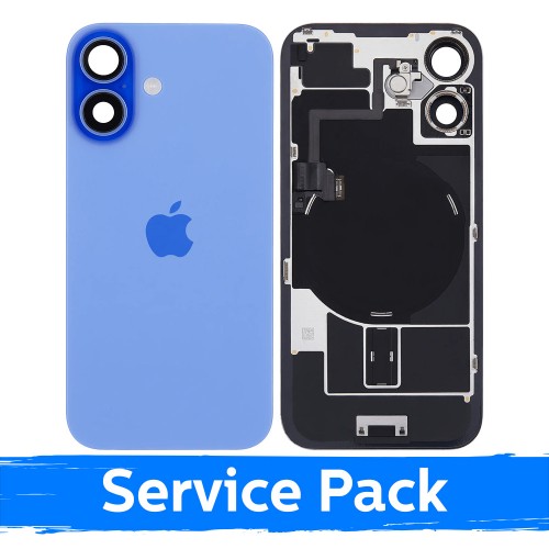 Задняя крышка совместимая с Apple iPhone 16 / Ultramarine / (Service Pack)