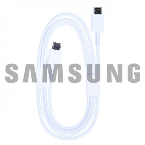 USB kabelis Samsung EP-DN980BWE balts 100 cm "Type-C/Type-C" 25W / 100% oriģināls /