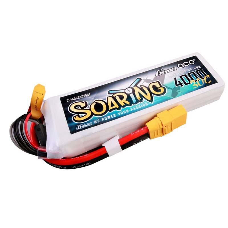 Gens ace G-Tech Soaring 4000 mAh 11,1 V 30C 3S1P Lipo akumulators