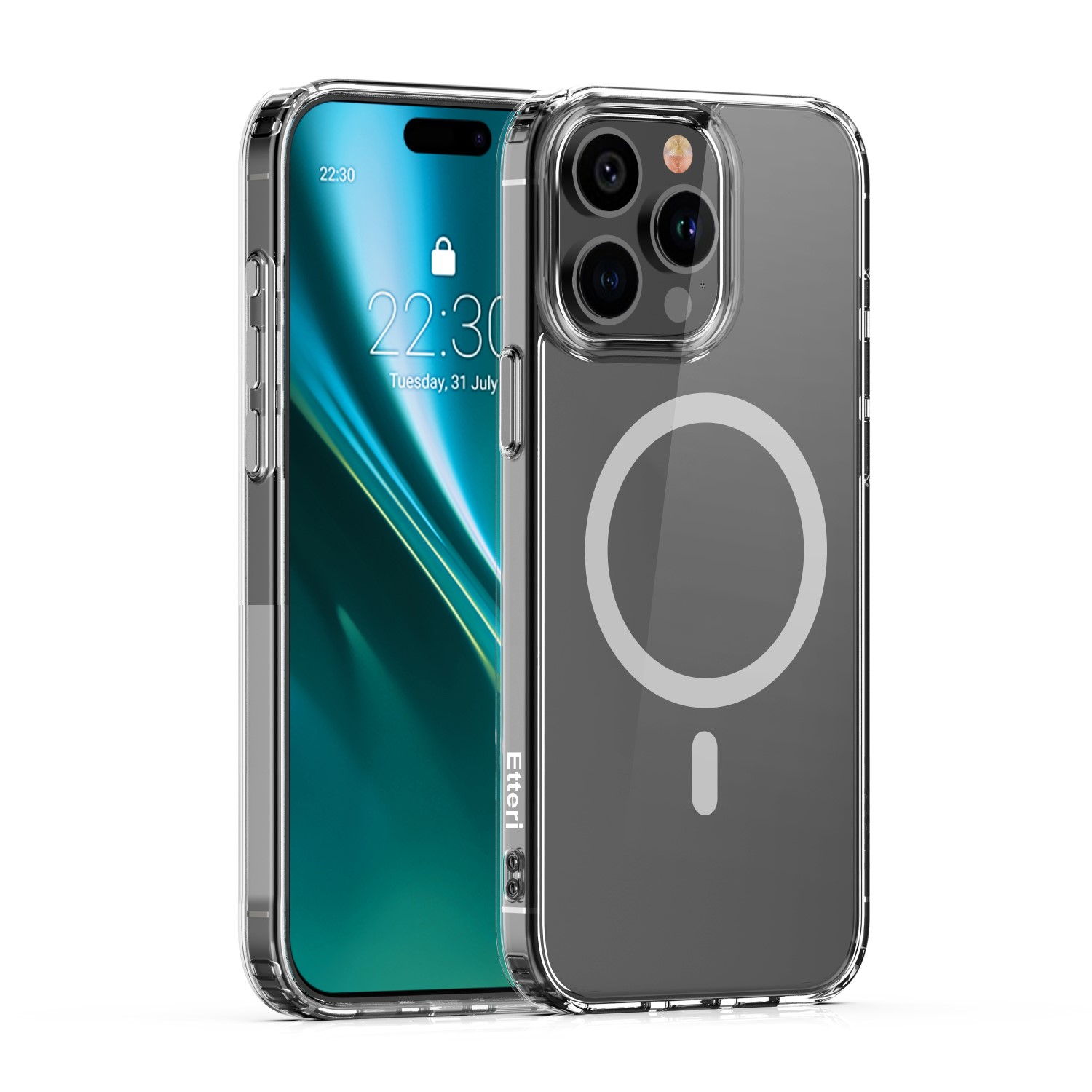 Etteri Color Mag чехол iPhone 12 / 12 Pro 6,1" серый