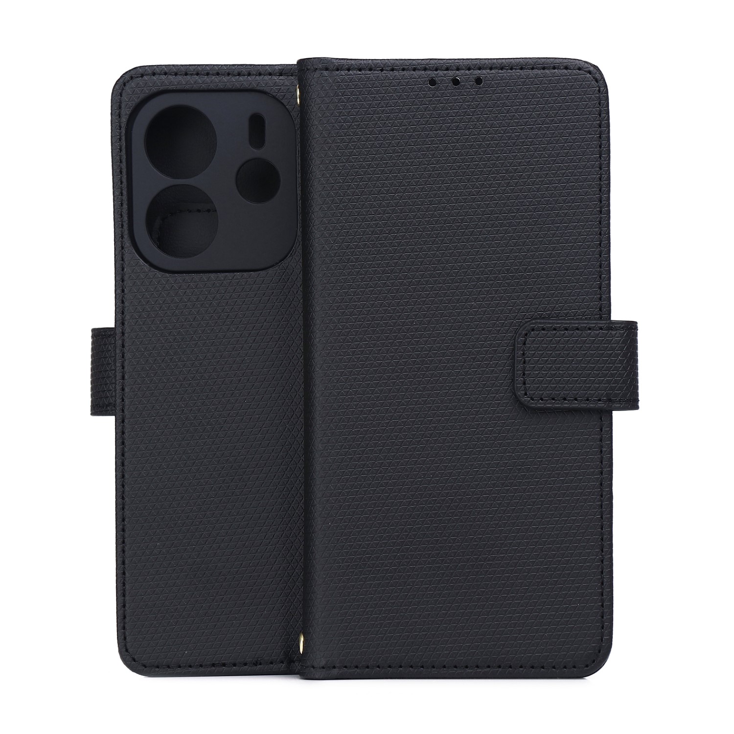 Smart Triangle maciņš Xiaomi Redmi Note 14 4G (Global) (164.84 x 78.15 x 8.16 mm) melns