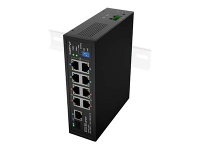 LANBERG komutators POE 4xBT 4xAT SFP+ETH DIN