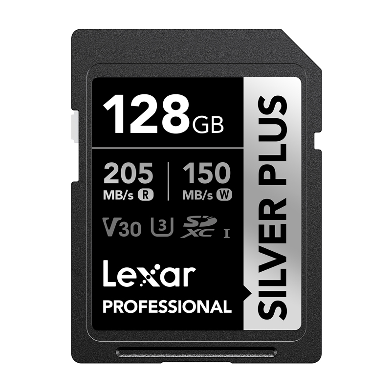 Lexar Professional SILVER PLUS SDXC 128 GB atmiņas karte