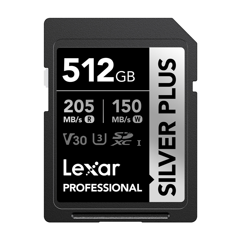 Lexar Professional SILVER PLUS SDXC 512 GB atmiņas karte