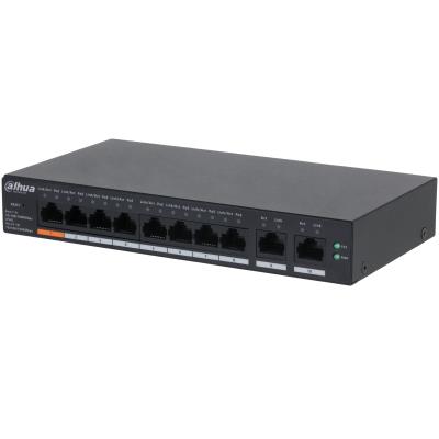 Komutators Dahua CS4010-8GT-60 Pārvaldāms L2 Galda/sienas montāža 10xRJ-45 porti Gigabit Ethernet (10/100/1000) PoE 8xPoE porti