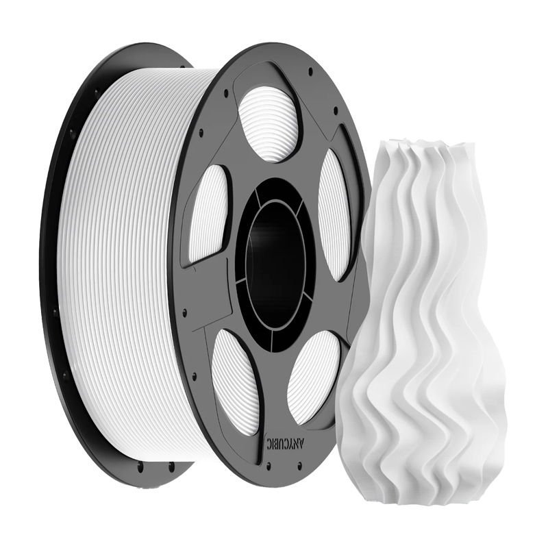 PLA Anycubic 1 KG filaments (balts)