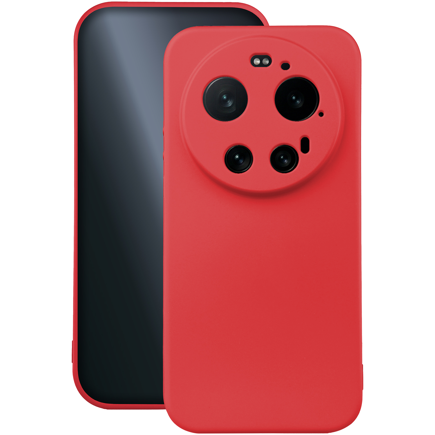 Silikona maciņš Xiaomi 17 Ultra sarkans