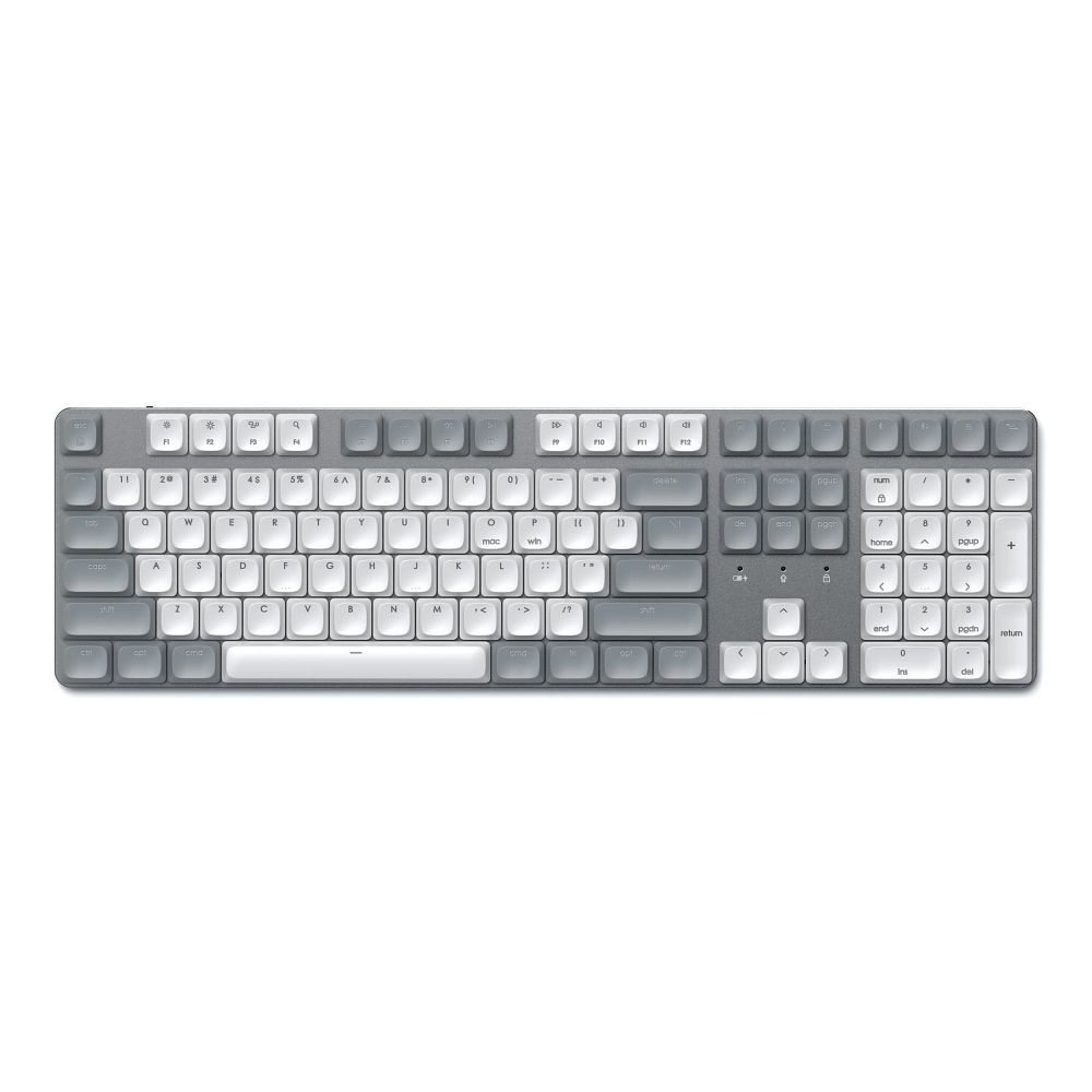 Bezvadu mehāniskā tastatūra QWERTY Satechi SM3 Slim Mechanical tumšs