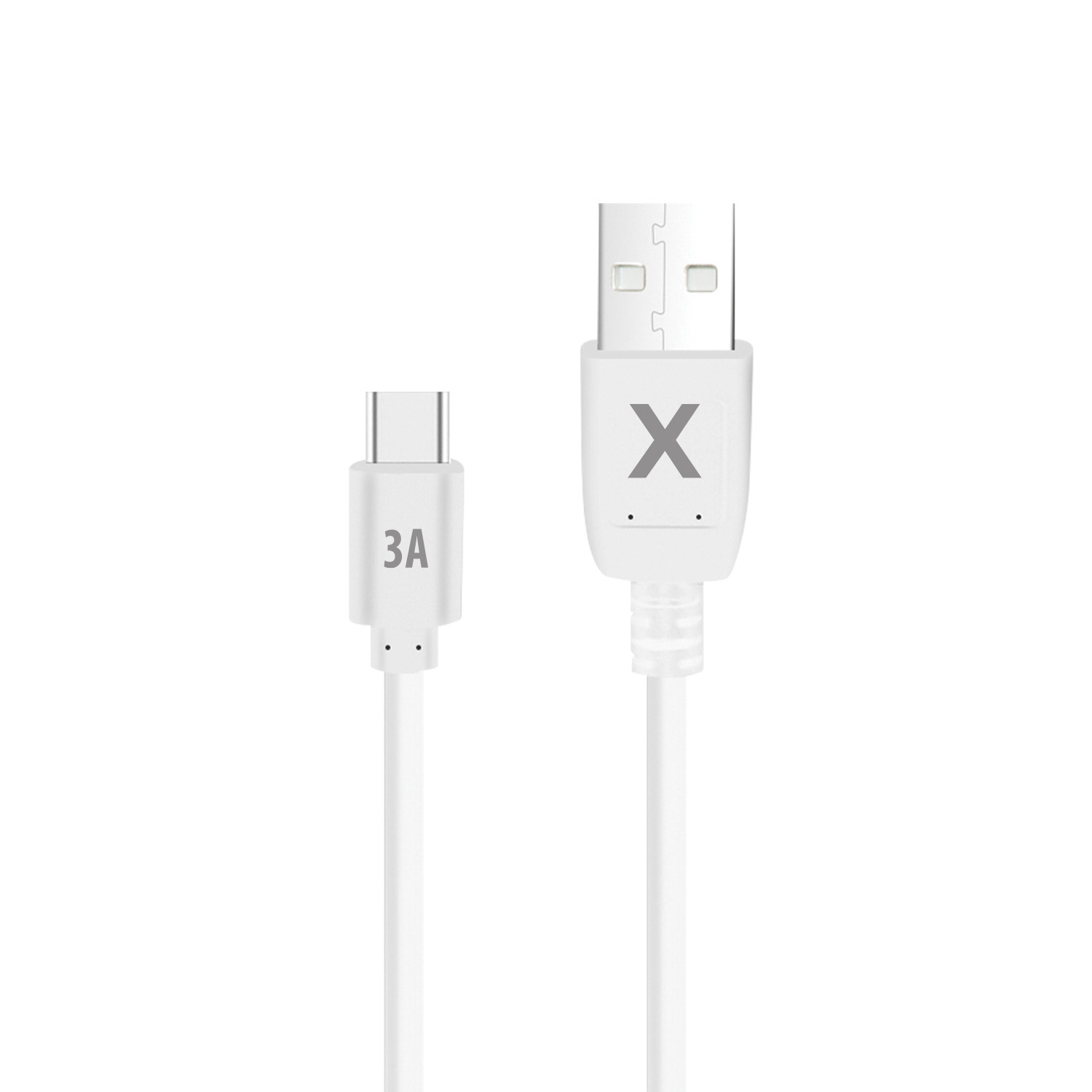 Maxlife kabelis USB - USB-C 1,5 m 3A balts
