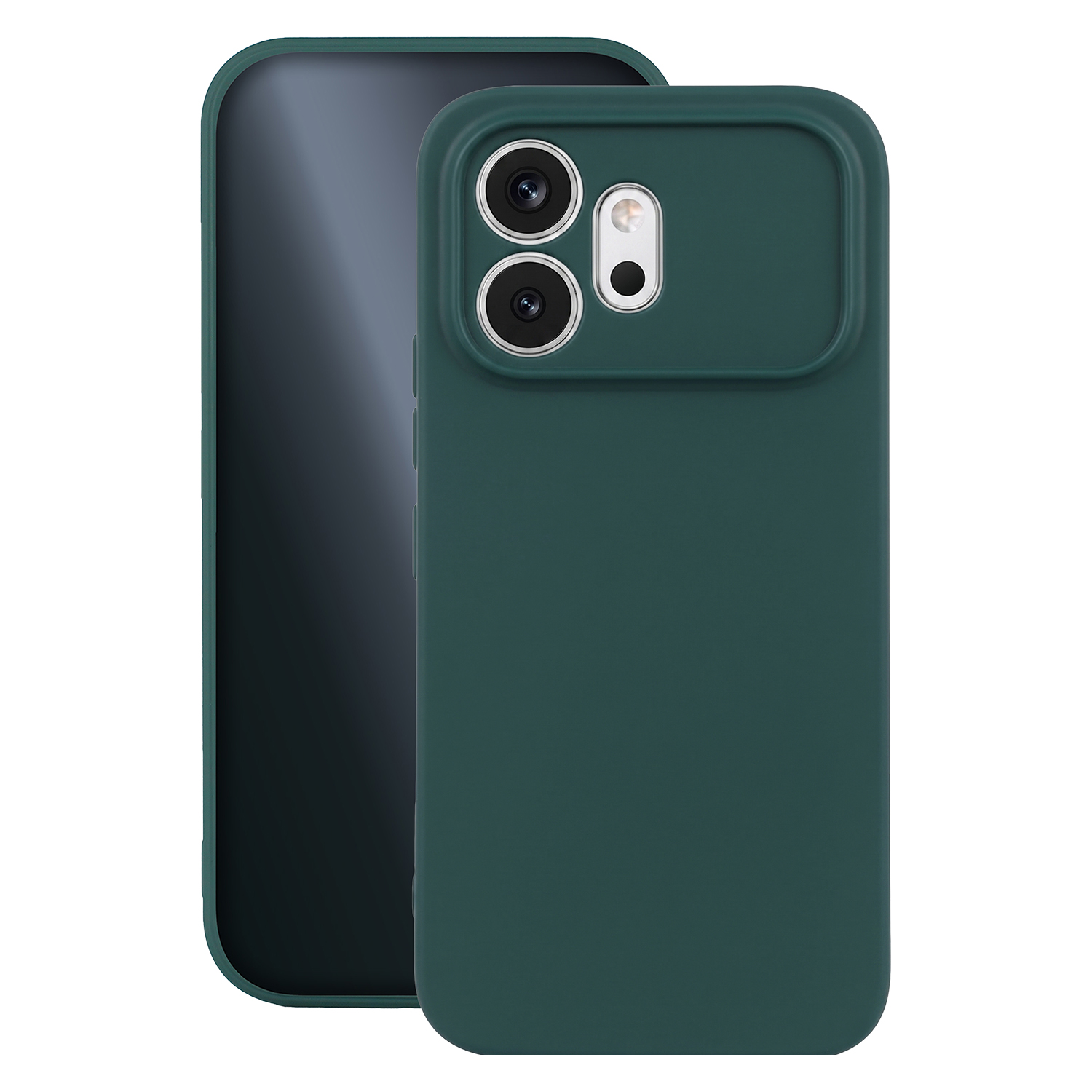 Matēts TPU maciņš Honor 600 meža zaļš