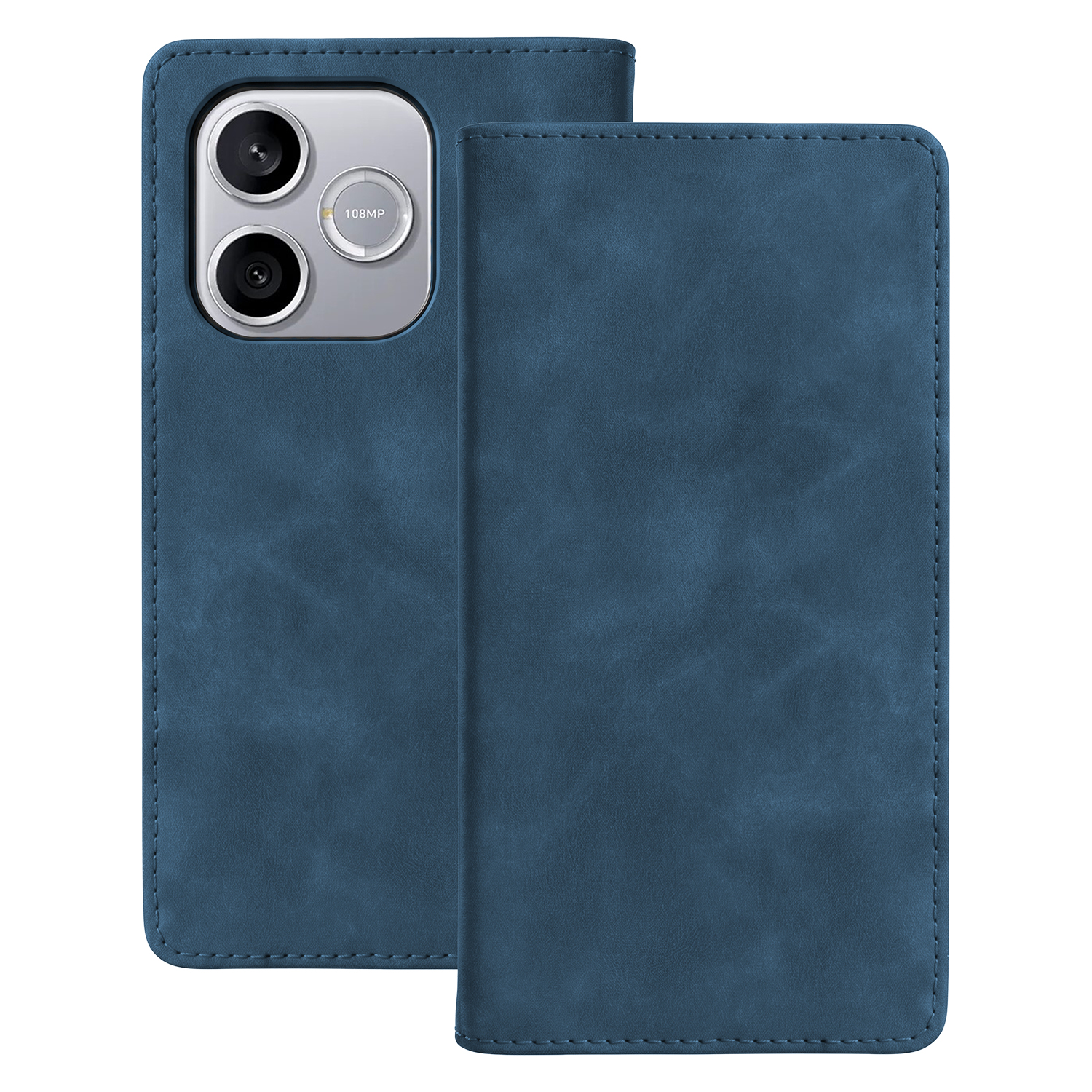 Smart Suede maciņš Honor 600 lite tumši zils