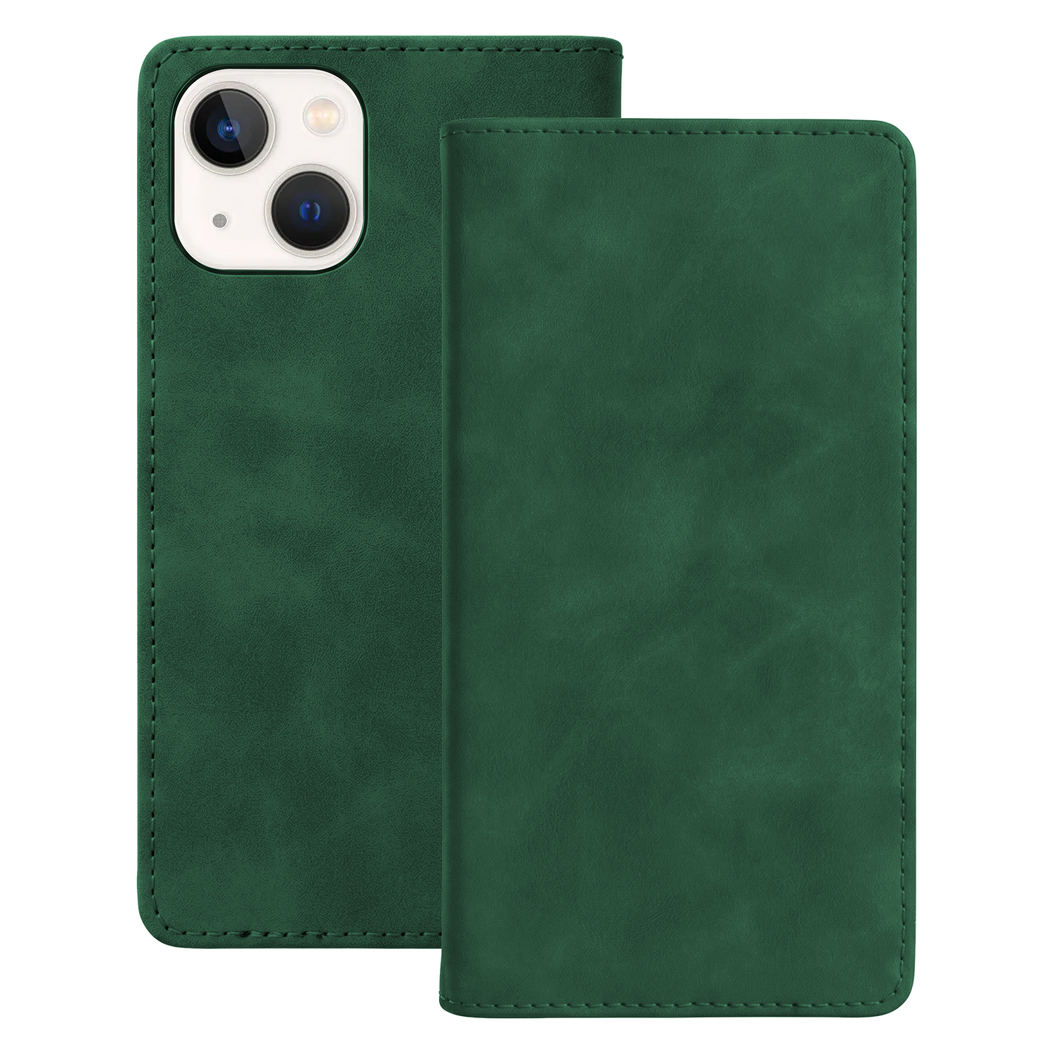 Smart Suede maciņš priekš iPhone 13 6,1", zaļš