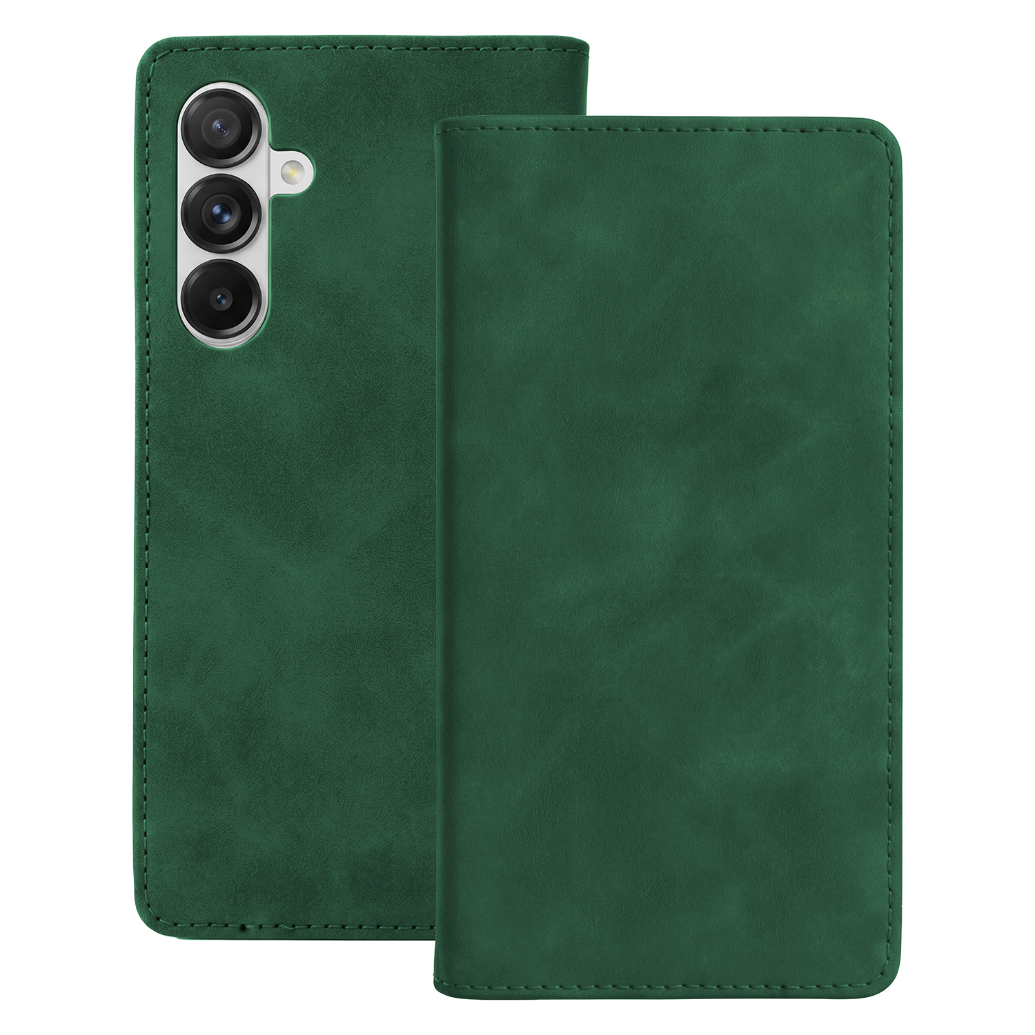 Smart Suede maciņš priekš Samsung Galaxy A16 5G, zaļš
