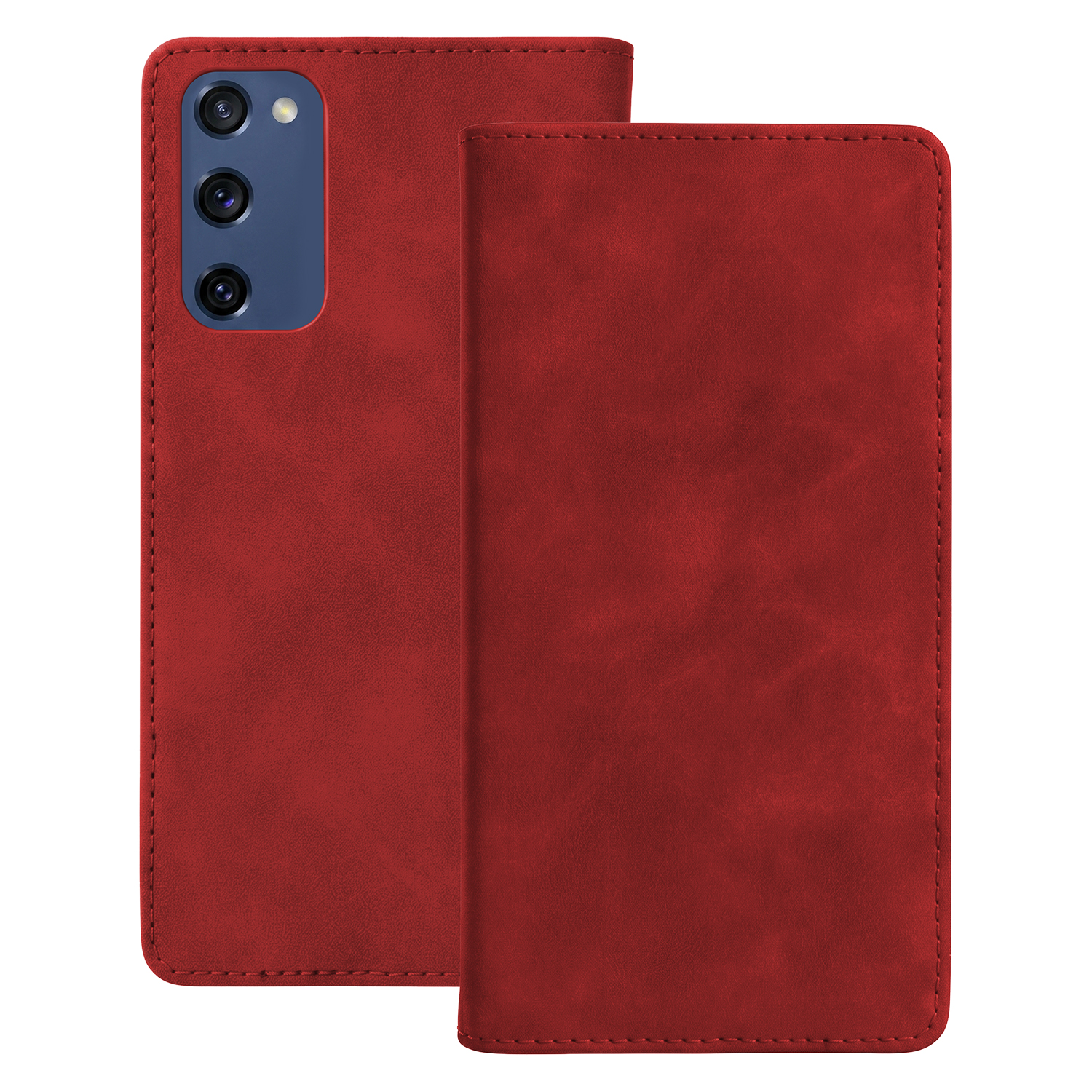 Smart Suede чехол для Samsung Galaxy S20 FE / S20 Lite / S20 FE 5G красный
