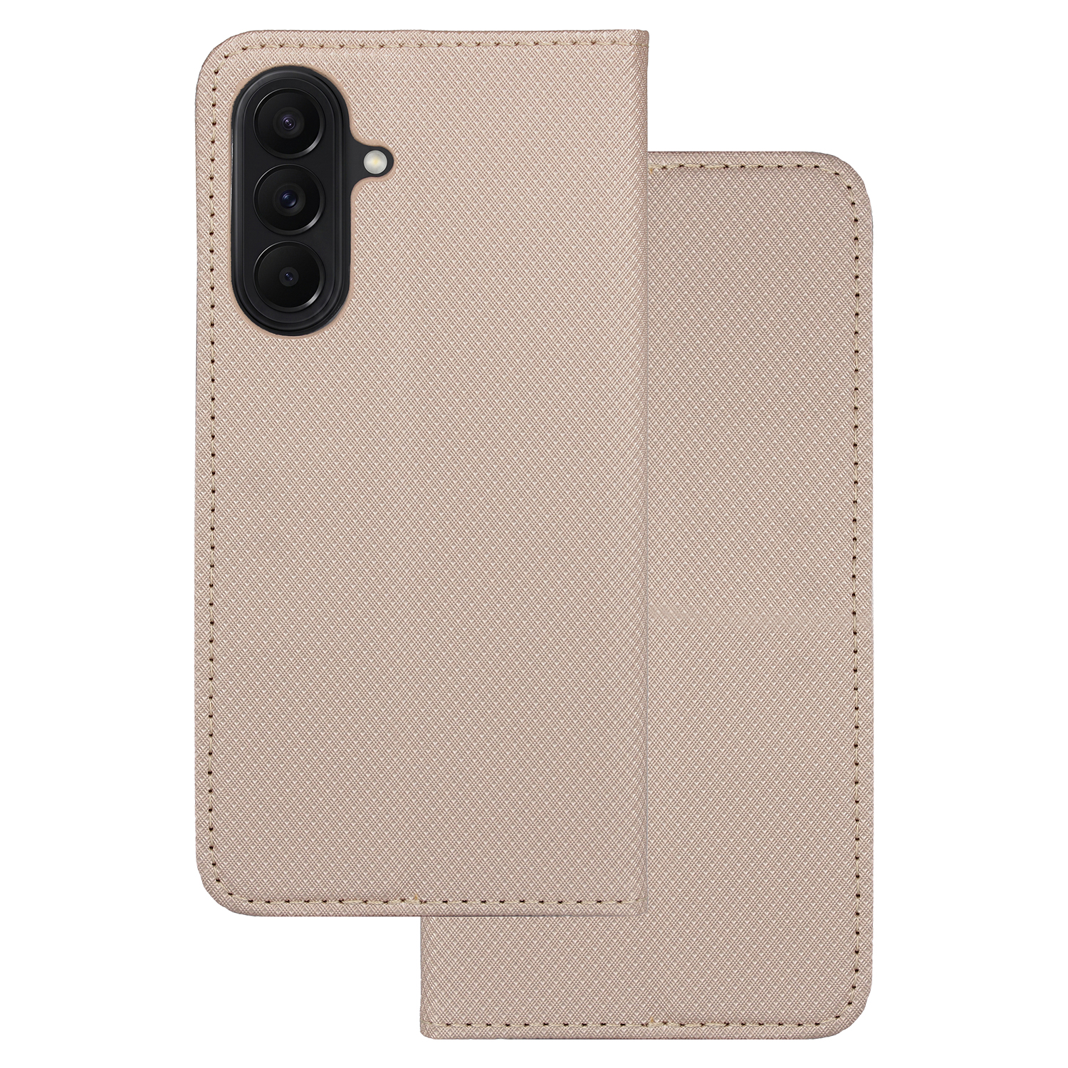 Viedais Magnet maciņš for Samsung Galaxy A37 5G zelta