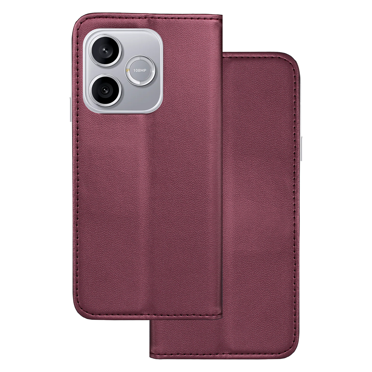 Smart Magnetic maciņš Honor 600 Lite bordo
