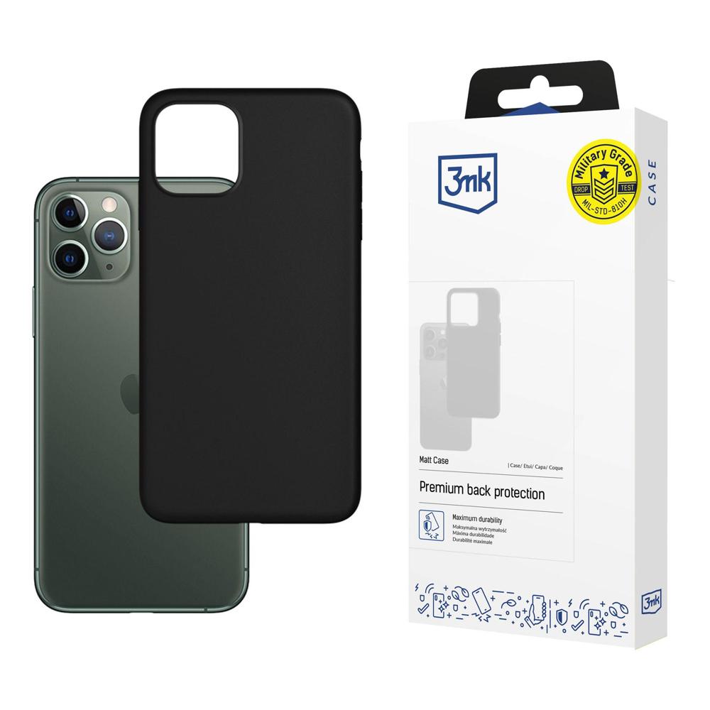 Apple iPhone 12/12 Pro - 3mk matēts apvalks melns