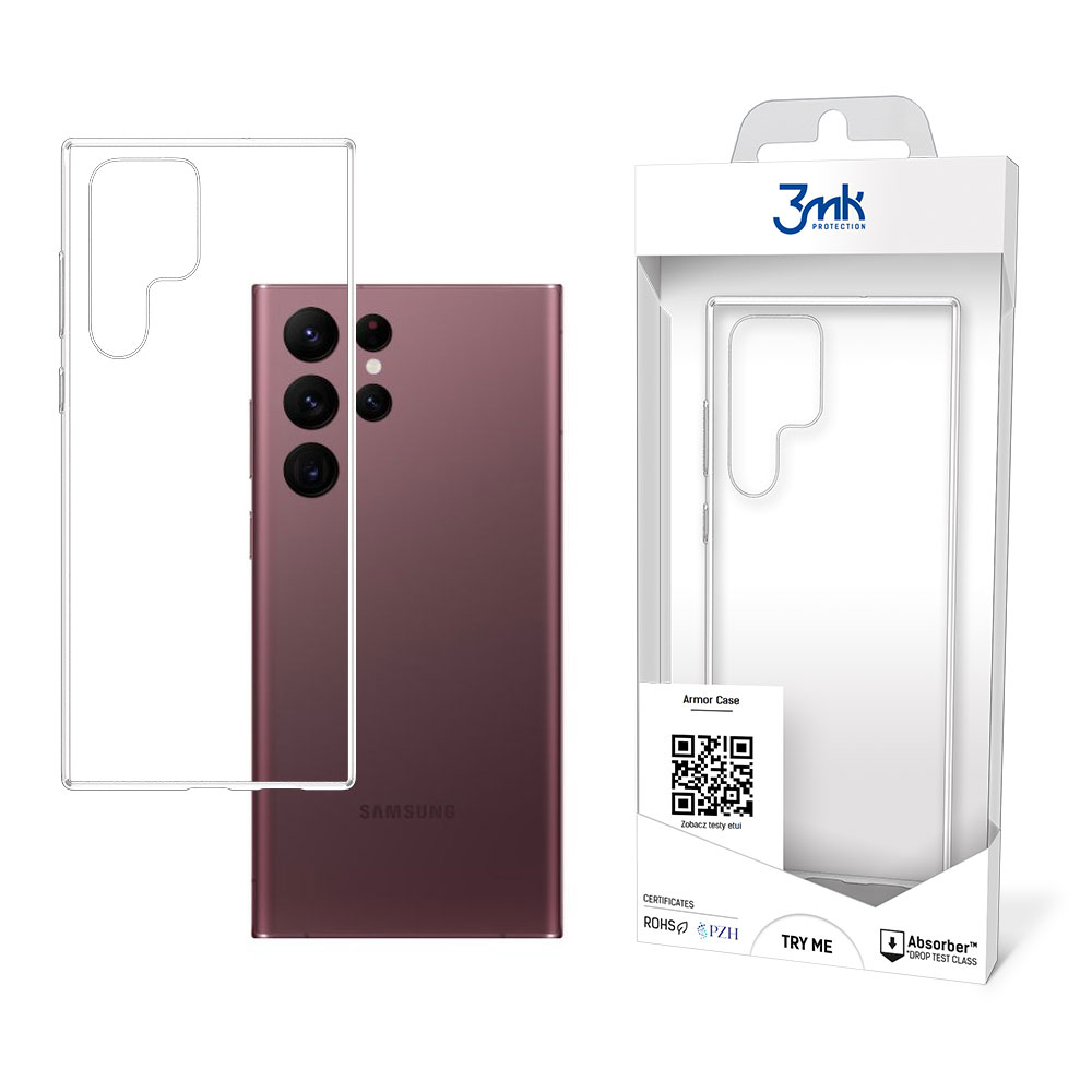 3mk Armor Case для Samsung Galaxy S22 Ultra 5G - Прозрачный