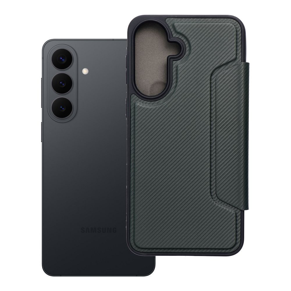 RAZOR Grāmatiņa for SAMSUNG A37 5G tumši zaļš