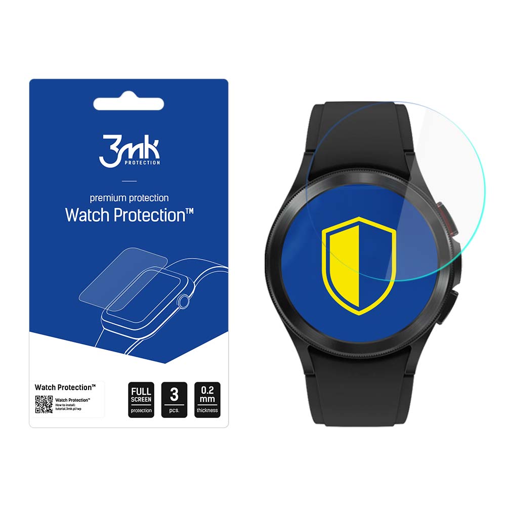 Samsung Galaxy Watch 4 Classic 46mm - 3mk Laikrodžio aizsargstikls ar FlexibleGlass Lite