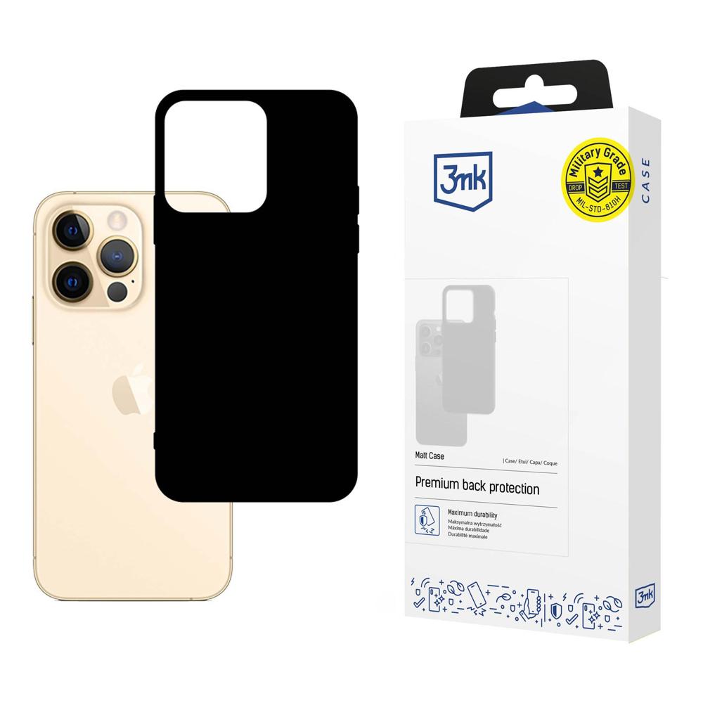 Apple iPhone 13 Pro - 3mk matēts apvalks melns