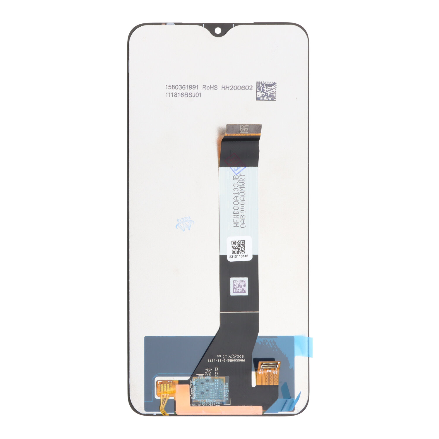 Ekrāns Xiaomi Redmi 9T / Poco M3 / Redmi Note 9 4G ar skārienekrāna stiklu melns Refurb
