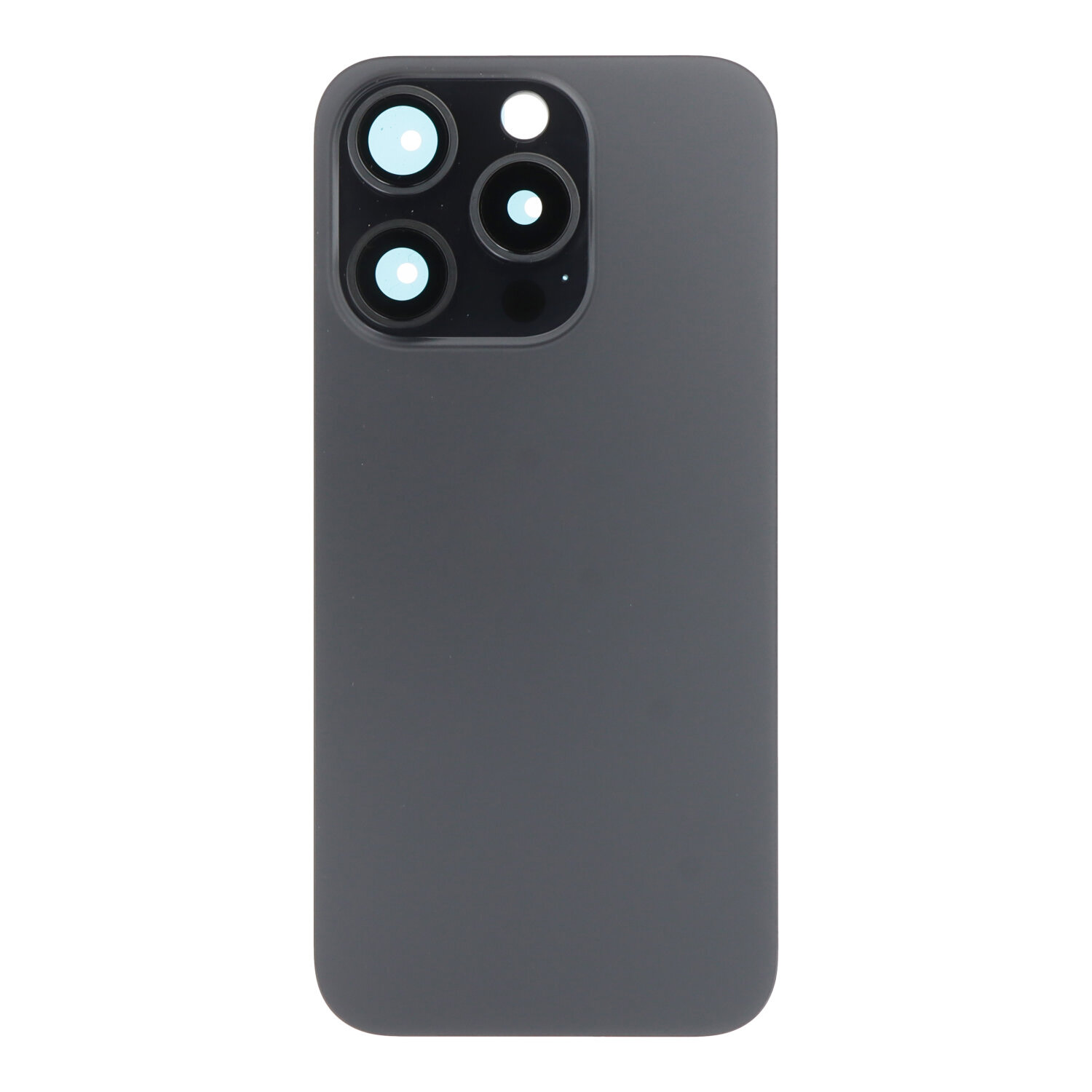 Задняя крышка iPhone 15 Pro Black Titanium (полное покрытие / без NFC Flex) OEM