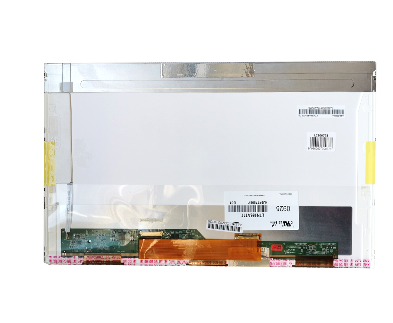 15,6 collu LCD ekrāns, 1366x768 HD, LED, matēts, 40-kontaktu savienojums (labajā pusē), A+