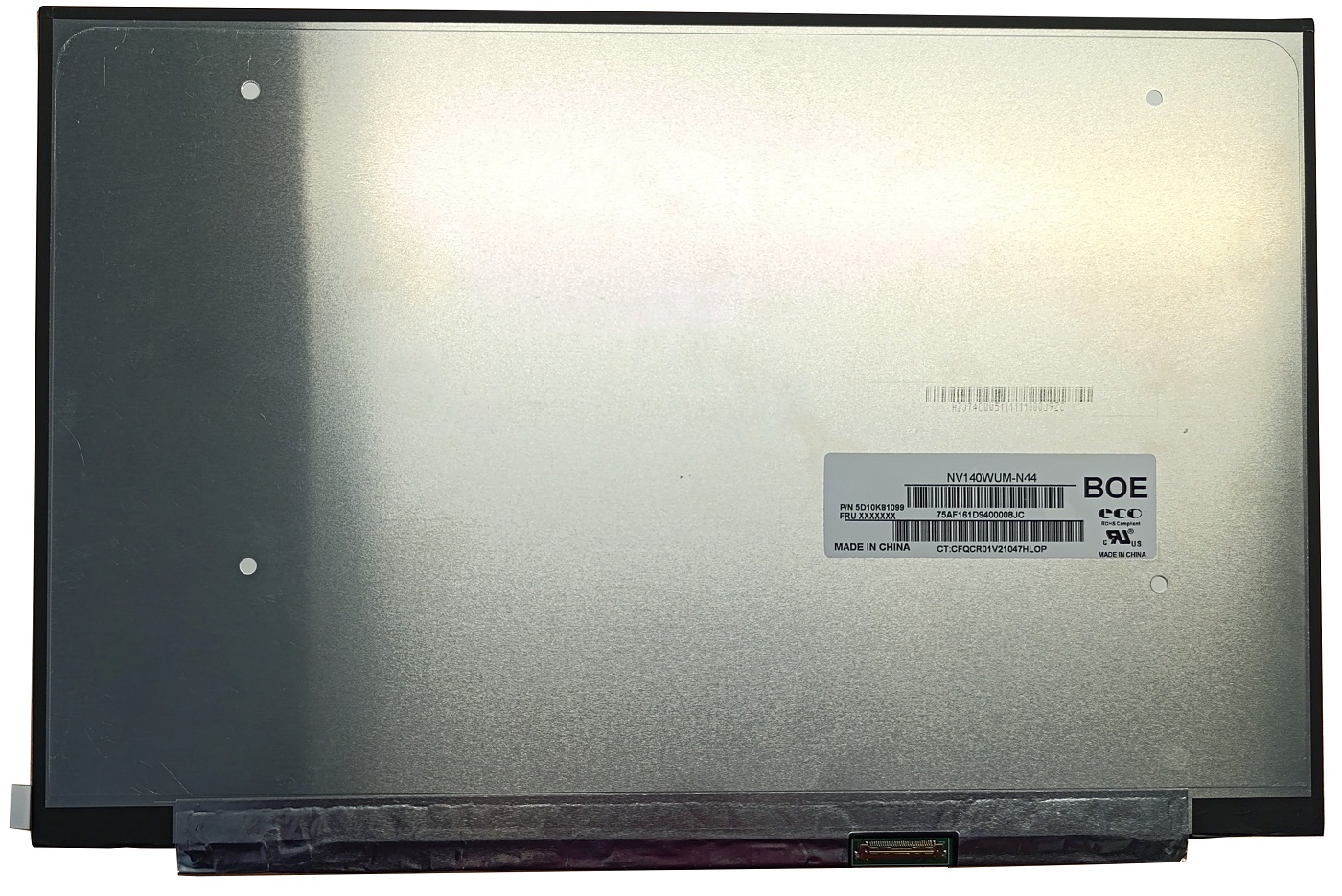 Portatīvā datora LCD ekrāns 14,0", 1920 x 1200, 60Hz, matēta, 30pin (labā), IPS