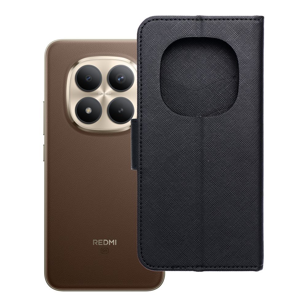 Fancy Book atvēramais maciņš Xiaomi Redmi Note 15 Pro Plus 5G melns