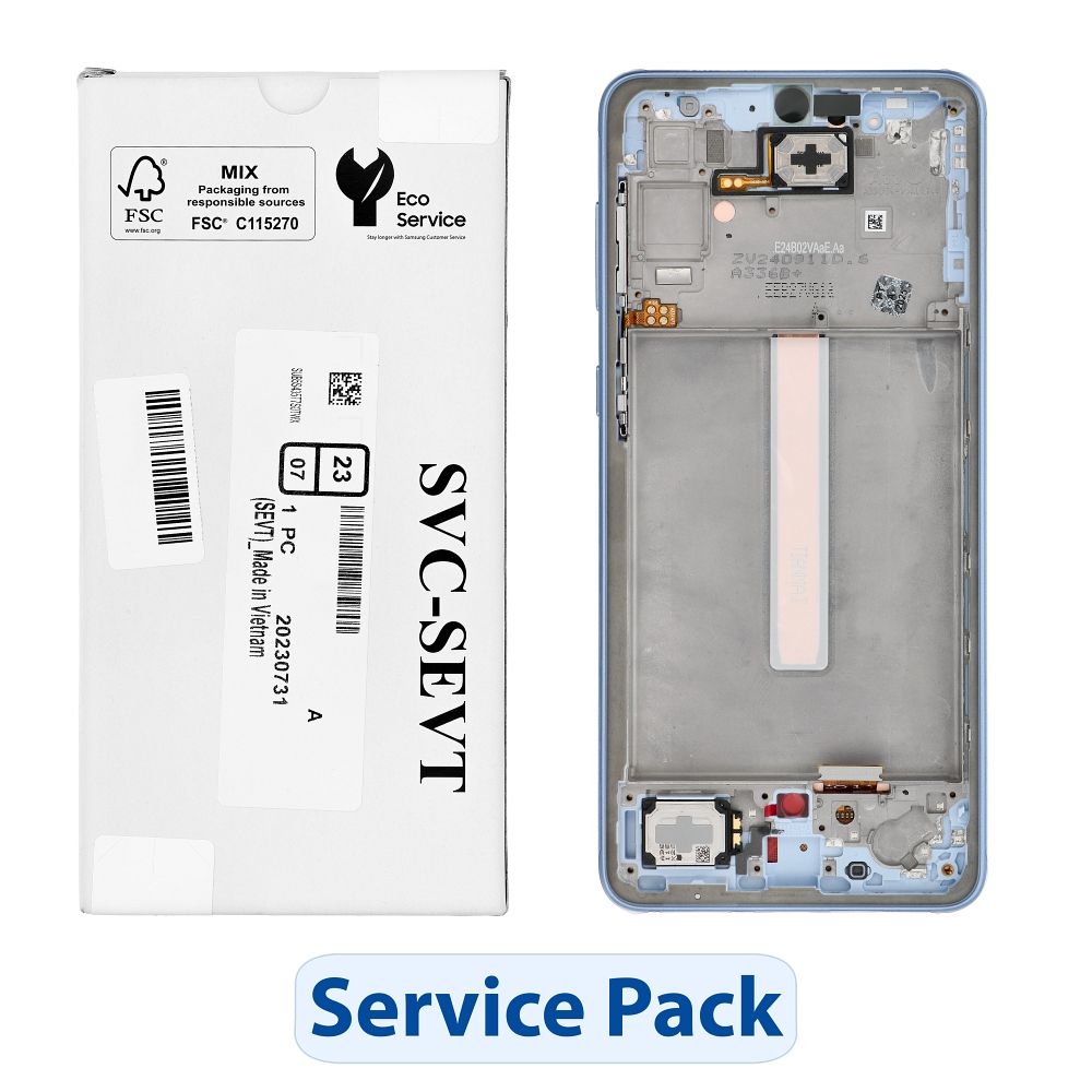 ServicePack LCD displejs SAMSUNG A33 5G A336B GH82-28143C zils