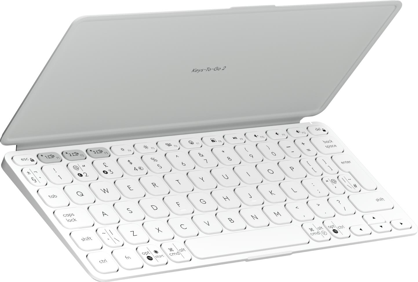 Logitech bezvadu tastatūra Keys-To-Go 2/gaiši pelēka 920-012985