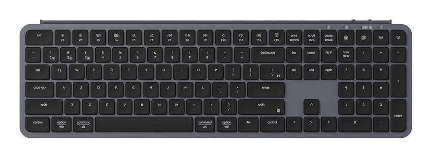 Tastatūra Keychron WRL B6 Pro/Space Grey