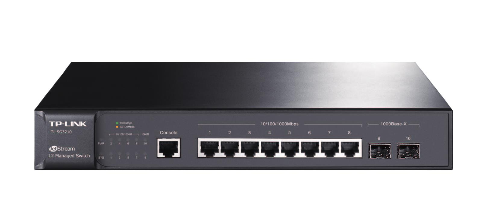TP-LINK Omada TL-SG3210 tips L2 8x10Base-T / 100Base-TX / 1000Base-T 2xSFP TL-SG3210 (slēdzis)