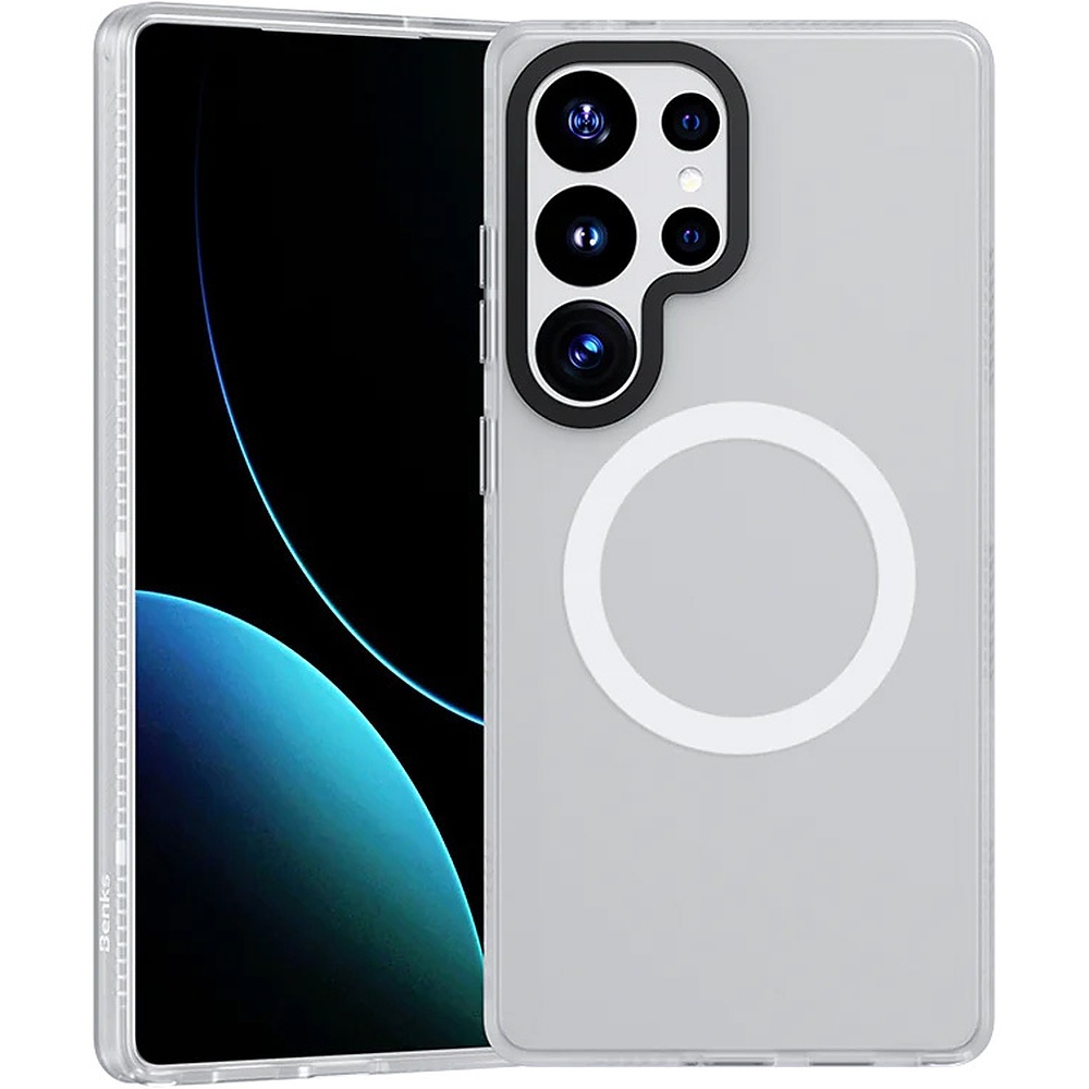 Benks Magnetic Lucid Armor Case (0045) for Samsung Galaxy S25 Plus Ultra white