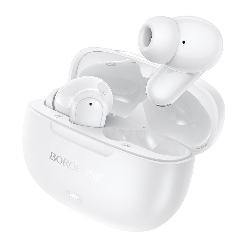 Borofone TWS Bluetooth austiņas BW96 Mellow baltas