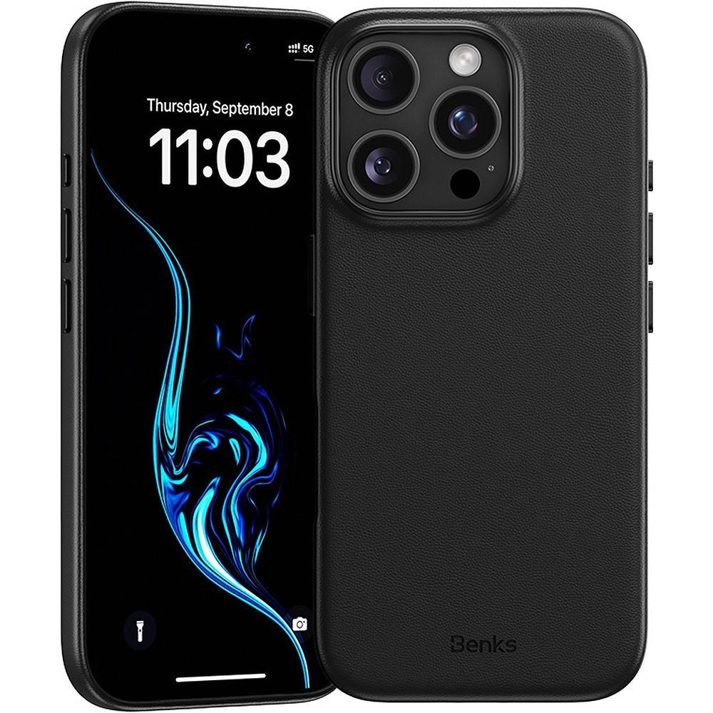 Benks Magnetic Vita Pro Silicone Case for Iphone 16 Pro black