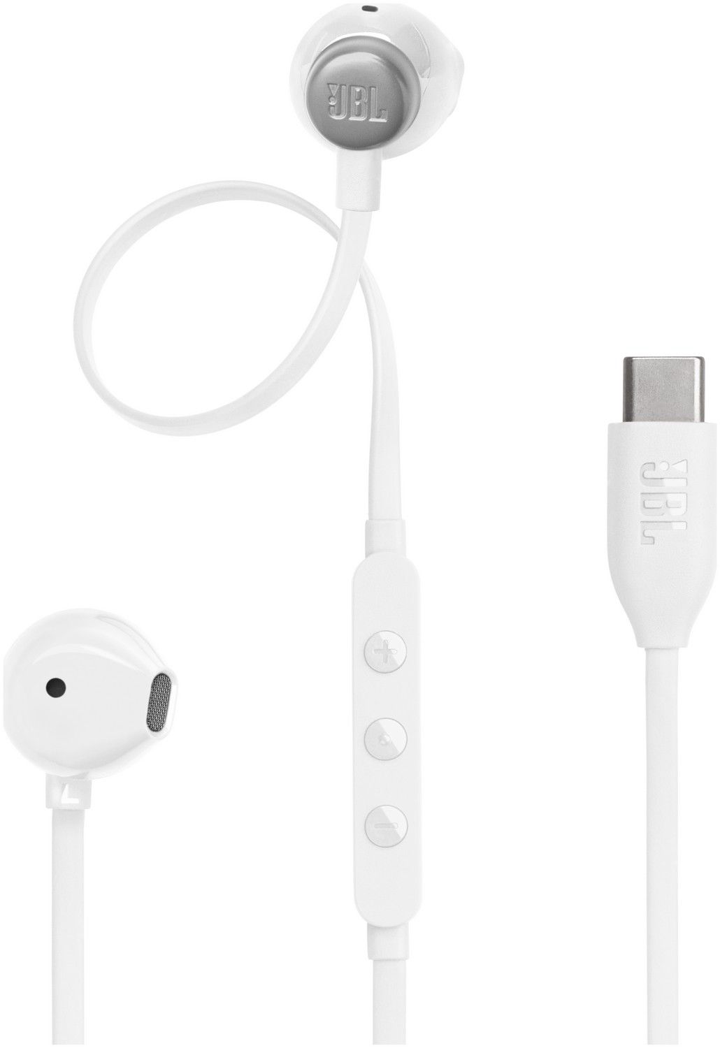 Vadu austiņas USB C JBL 305C baltas