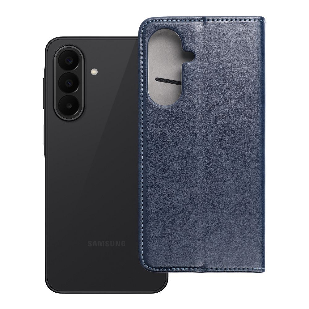 Atlokāmais maciņš Samsung A27 Smart Magneto, tumši zils