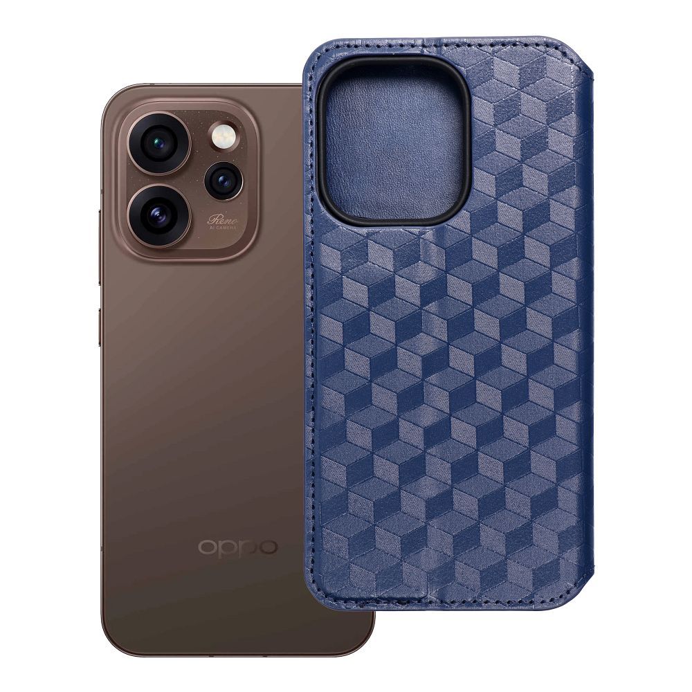 Flip case for Oppo Reno 15 Pro 5G Cubic Book blue
