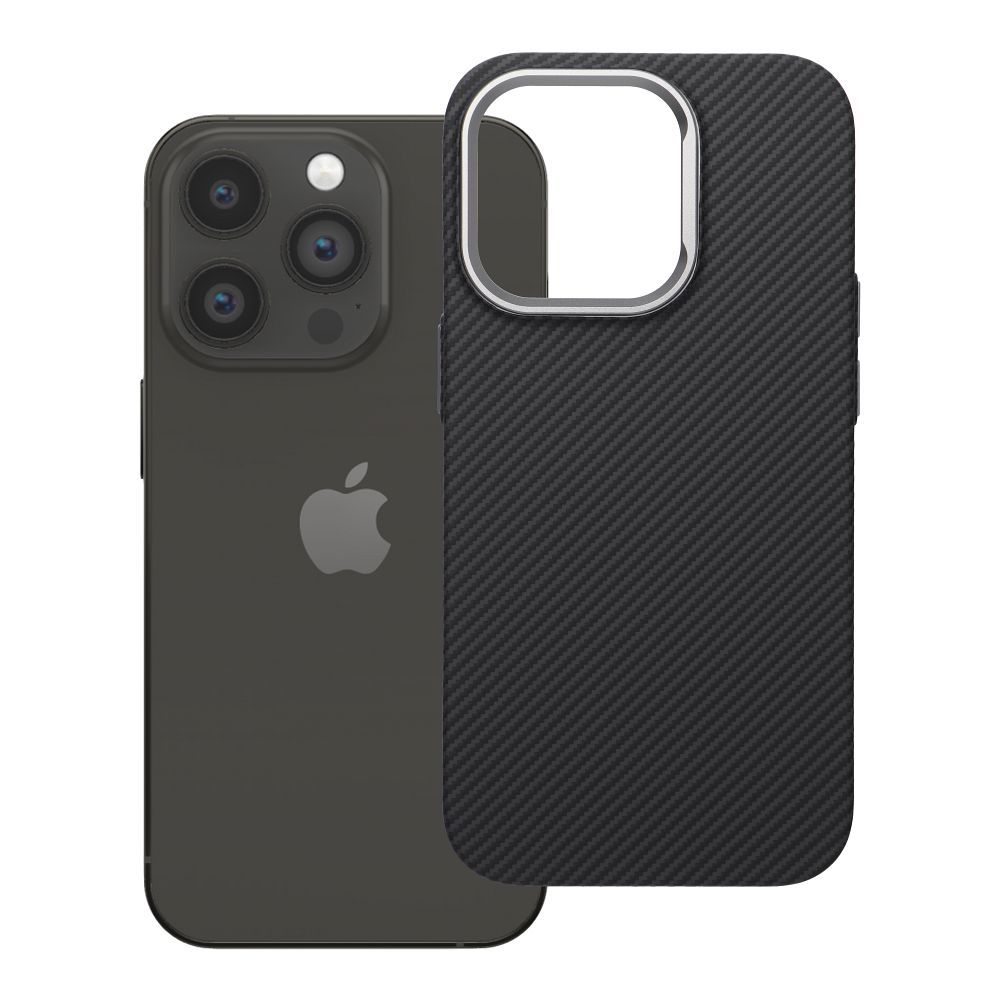 Ar MagSafe saderīgs K-Look maciņš iPhone 14 PRO, melns
