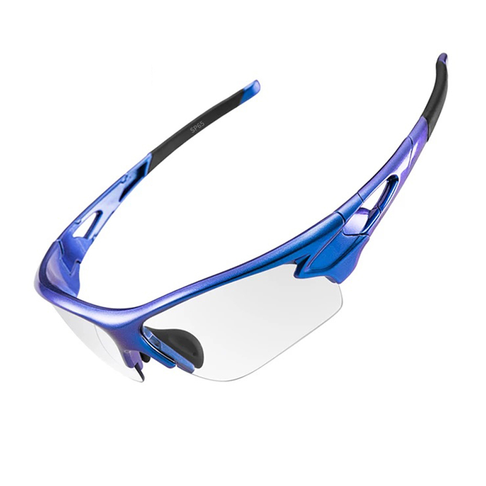 Rockbros 10069 UV400 riteņbraukšanas brilles - zilas