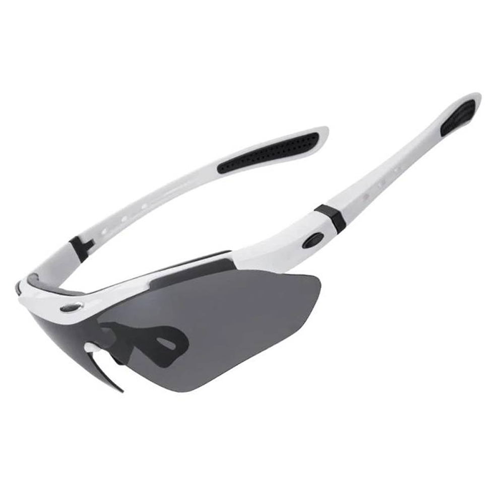 Rockbros 10142 fotohromās UV400 riteņbraukšanas brilles - baltas