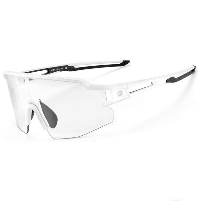 Rockbros 10172 fotohromās UV400 riteņbraukšanas brilles - baltas