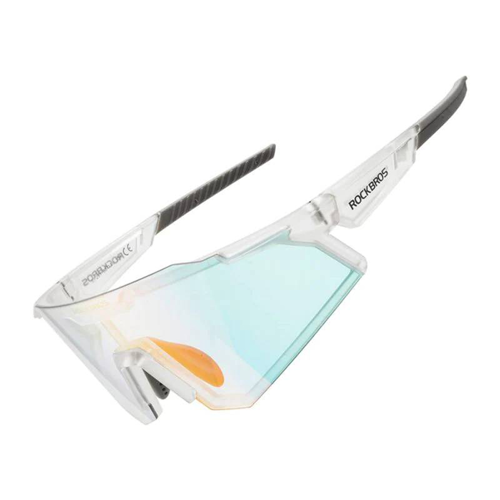 Rockbros SP291 fotohromās UV400 riteņbraukšanas brilles - baltas