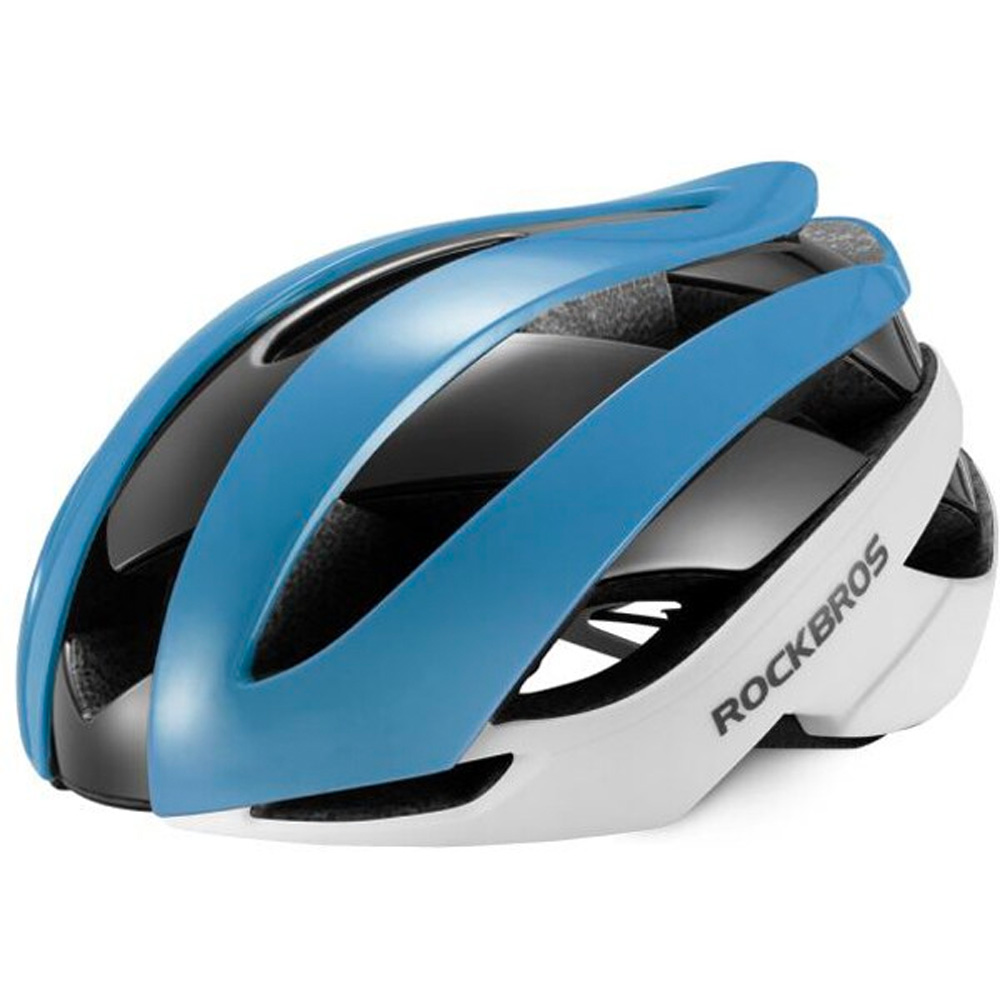 Rockbros 10110004004 velosipēda ķivere, izmērs M - zila un balta