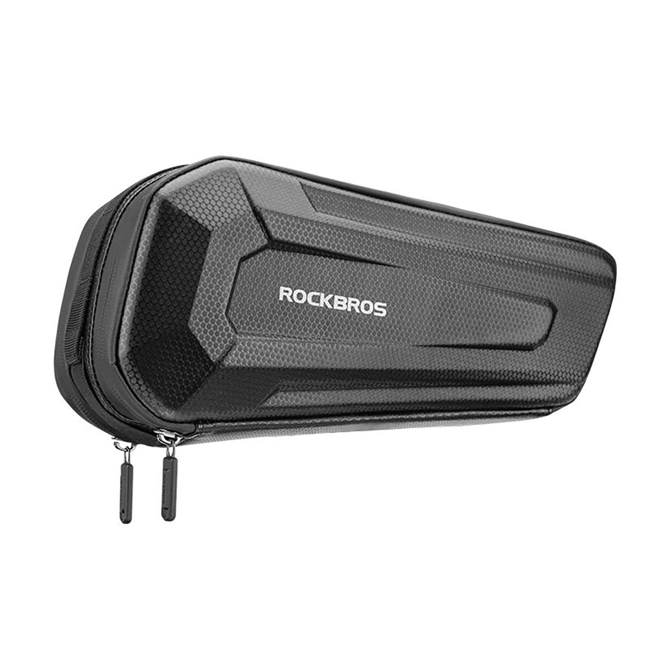 Rockbros B66 ūdensnecaurlaidīga velosipēda rāmja soma - melna