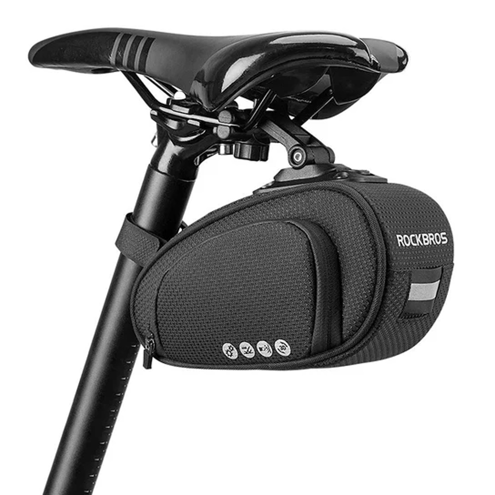 Rockbros C40 velosipēda soma zem sēdekļa - melna
